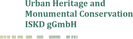Graphisches Element, Logotype des Urban Heritage and Monumental Conservation ISKD gGmbH, Logo des UHAMC_ISKD